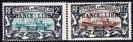 ** SAINT PIERRE ET MIQUELON - ** - N°242/43 - Signé Corsellas - TB - Vide