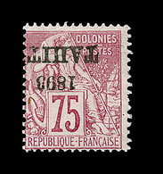 * TAHITI - * - N°29b - Surch. Renversée - Signé - TB - Altri & Non Classificati