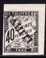 ** TAHITI - TIMBRES TAXE - ** - N°10 - 40c Noir - CdF - TB - Other & Unclassified
