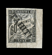 * TAHITI - TIMBRES TAXE - * - N°11 - 60c Noir - CdF - TB/SUP - Andere & Zonder Classificatie
