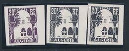 ** ALGERIE - ** - N°313A (x3 Ex) - ND - Non Emis - TB - Vide