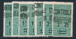 * ALGERIE - COLIS POSTAUX - * - N°27/37 - TB - Parcel Post