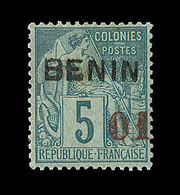 * BENIN - * - N°14 - 01 S/5c Vert - Signé Roumet - TB - Andere & Zonder Classificatie