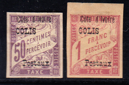 * COTE D'IVOIRE - COLIS POSTAUX - * - N°1/2 - N°2 BDF - Signés - TB - Andere & Zonder Classificatie