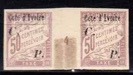 * COTE D'IVOIRE - COLIS POSTAUX - * - N°18 - 50c Lilas - Mill. 4 - Pli + Scotch S/pont - Sinon TB - Other & Unclassified