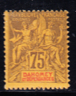 * DAHOMEY - * - N°14 - 75c - TB - Other & Unclassified
