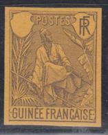 (*) GUINEE - (*) - N°29a - Vert S/orange - Sans Valeur Faciale - TB - Autres & Non Classés