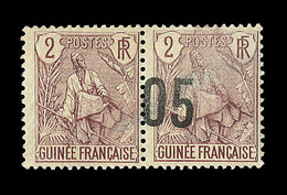 * GUINEE - * - N°55b - Tenant à Non Surch. - Signé Calves - TB - Sonstige & Ohne Zuordnung