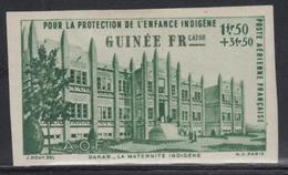 * GUINEE - POSTE AERIENNE - * - N°6 - ND - Signé A. Brun - TB - Andere & Zonder Classificatie