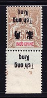 ** BUREAUX CHINOIS - TCHONG-KING - ** - N°44 - BDF - Surch. Renversée - TB - Altri & Non Classificati