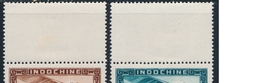 ** INDOCHINE - POSTE AERIENNE - ** - N°46/47 - BDF - TB - Altri & Non Classificati