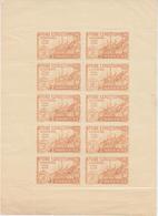 (*) INDOCHINE - LOTS-COLLECTIONS - (*) - Feuillet De 10 Ex - "Foire Expo Du Sud Vietnam 1948" - TB - Altri & Non Classificati