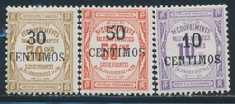 * MAROC - TIMBRES TAXE - * - N°7/9 - TB - Vide