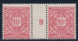 MAURITANIE - TIMBRES TAXE - * - N°18 - 10c Rouge - Mill. 9 Gomme Coloniale - TB - Sonstige & Ohne Zuordnung