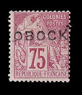 ** OBOCK - ** - N°19 - 75c Rose - TB - Other & Unclassified