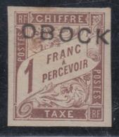 * OBOCK - TIMBRES TAXE - * - N°16 - Margé - Diverses Signatures Dt Brun - TB - Sonstige & Ohne Zuordnung