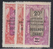 * OUBANGUI CHARI - * - N°72/74 - TB - Other & Unclassified