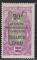 * OUBANGUI CHARI - * - N°74a - Sans Pont Après "F" - TB - Other & Unclassified