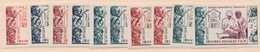 ** GRANDES SERIES COLONIALES FRANCAISES - ** - 1950 - Œuvres Sociales De La France D'Outremer - 10 Val - ND - TB - Other & Unclassified
