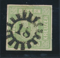 O BAVIERE - O - N°6a - 9k Bleu Vert - TB - Altri & Non Classificati