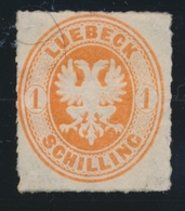 * LUBECK - * - N°9 - 1s. Rge Orange - TB - Lubeck