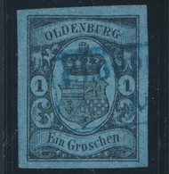 O OLDENBOURG - O - N°6 - 1g. Bleu - Belles Marges - Signé Brettl - TB/SUP - Oldenbourg