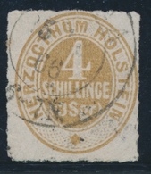 O SCHLESWIG - O - N°24 - 4s. Bistre - TB - Schleswig-Holstein
