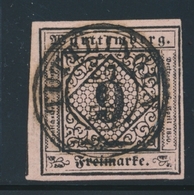 O WURTEMBERG - O - N°4 - 9k. Rose - Obl Centrale Tuttlingen -TB/SUP - Altri & Non Classificati