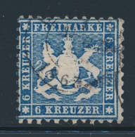 O WURTEMBERG - O - N°27 - 6k. Bleu - TB - Altri & Non Classificati