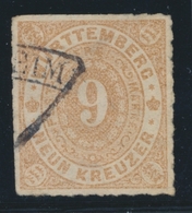 O WURTEMBERG - O - N°40 - 9k. Bistre - TB - Altri & Non Classificati