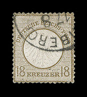 O ALLEMAGNE - EMPIRE - O - N°11 - 18k. Bistre - Signé A. Brun - TB - Ungebraucht