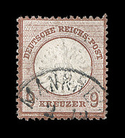 O ALLEMAGNE - EMPIRE - O - N°24 - 9k. Brun Rouge - Obl Mannheim - TB - Ongebruikt