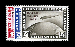 * ALLEMAGNE - POSTE AERIENNE - * - N°40/42 - Polarfahrt - TB - Poste Aérienne & Zeppelin