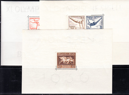 ** ALLEMAGNE - BLOCS FEUILLETS - ** - N°4/6 - JO, Ruban - TB - Blocks & Sheetlets