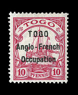 * TOGO BUREAU ALLEMAND - * - N°34 - 10p Rouge - Signé Roumet - TB - Autres & Non Classés