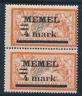 **/* MEMEL - **/* - N°31a - Paire - Dt Type I Et II Se Tenant - Signé A. Brun - TB - Memel (Klaipeda) 1923