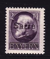 ** SARRE - ** - N°28 - 2Mk Violet - Signé - TB - Altri & Non Classificati