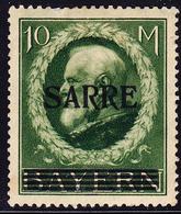 * SARRE - * - N°31 - 10Mk Vert - Signé A. Brun - TB - Sonstige & Ohne Zuordnung