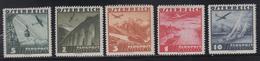 ** AUTRICHE - POSTE AERIENNE - ** - N°42/46 - TB - Altri & Non Classificati