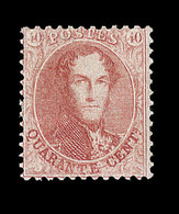 * BELGIQUE - * - N°16C - 40c Rouge - TB - 1849 Mostrine