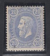 * BELGIQUE - * - N°31 - 20c Bleu - TB - 1849 Epauletten