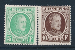 ** BELGIQUE - ** - N°209/10 - TB - 1849 Epauletten