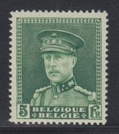 ** BELGIQUE - ** - N°323 - 5F Vert - TB - 1849 Hombreras