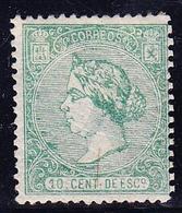 * ESPAGNE - * - N°83 - 10c Vert - TB - Unused Stamps