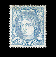 * ESPAGNE - * - N°112 - 2c Bleu - TB - Postfris – Scharnier