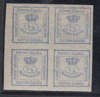 * ESPAGNE - * - N°129 - 4/4c Outremer - TB - Unused Stamps