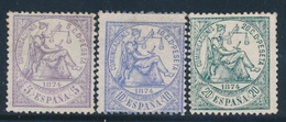 (*) ESPAGNE - (*) - N°142/44 - TB - Unused Stamps