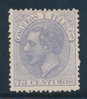 * ESPAGNE - * - N°195 - 75c Violet - TB - Neufs