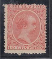 * ESPAGNE - * - N°201 - 10c Vermillon - TB - Unused Stamps