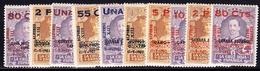 * ESPAGNE - * - N°329/38 - Série Complète - TB - Unused Stamps